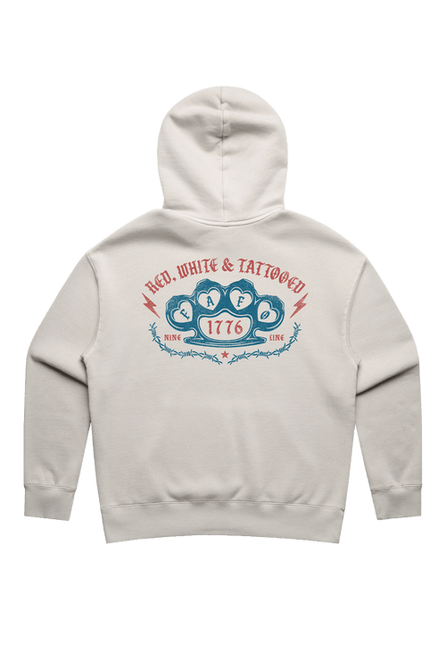 Red, White and Tattooed - Women's Relaxed Fit Hoodie