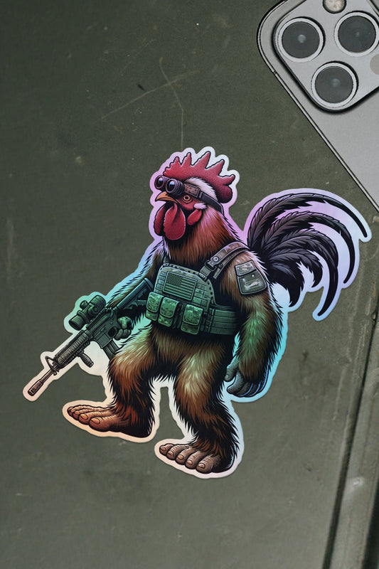 Holographic Sticker - Squatchcock