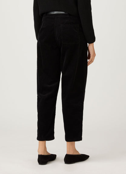 Women's Corduroy Trouser in Black
